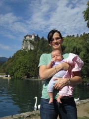 Erynn and Greta Bled Castle